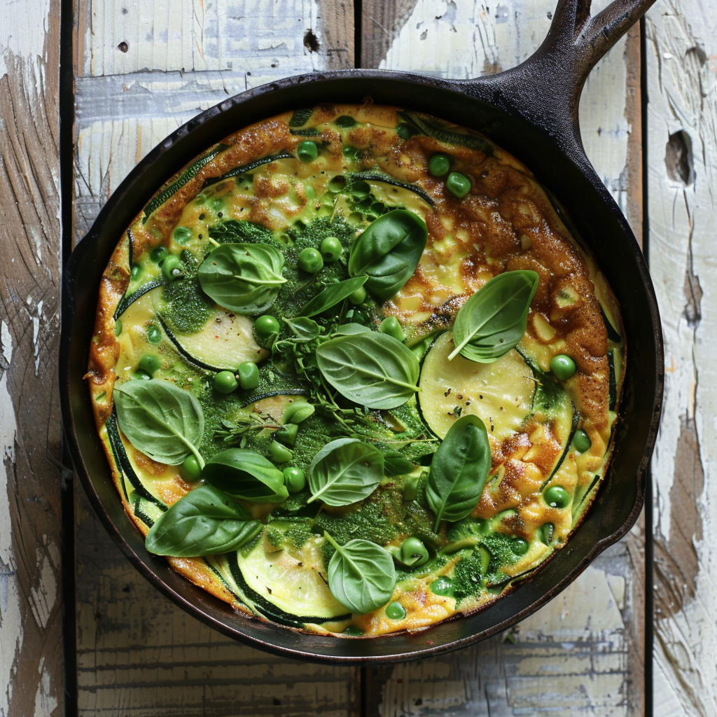 Green Vegetable Frittata – Check My Body Health Canada
